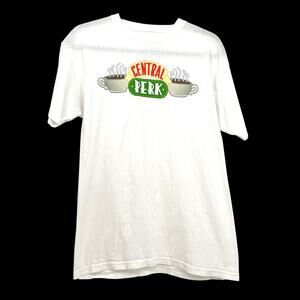 F.R.I.E.N.D.S Branded Central Perk Tee Shirt M   90s Television